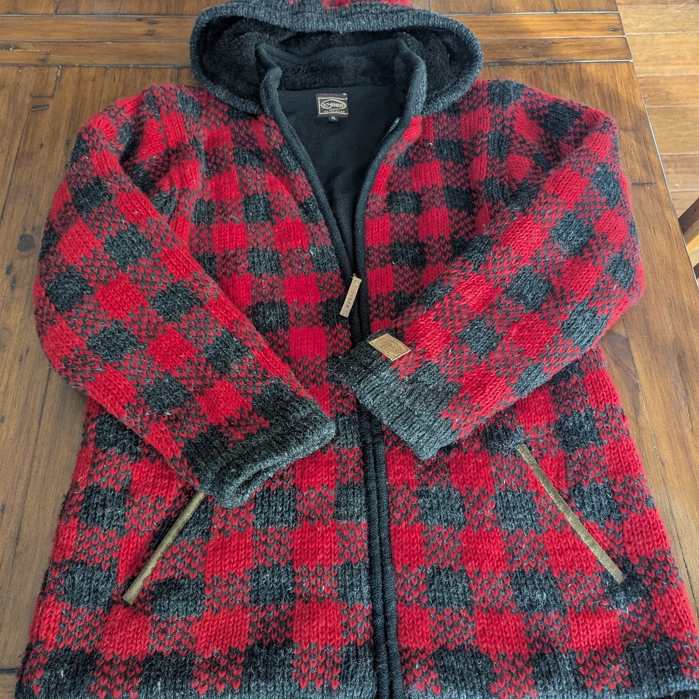 Kyber Wool Knit Hoodie Jacket